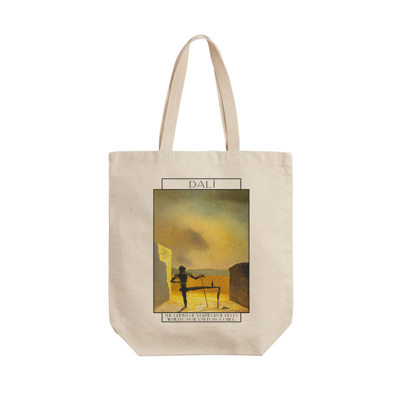 ساک خرید ترمه طراحان ایده مدل روح ورمر به شکل میز از دالی کد art0778 - L