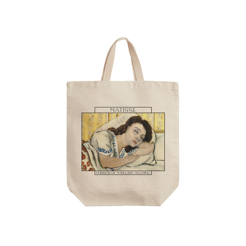 ساک خرید ترمه طراحان ایده مدل پرتره مارگریت خوابیده از ماتیس کد art0642 - S