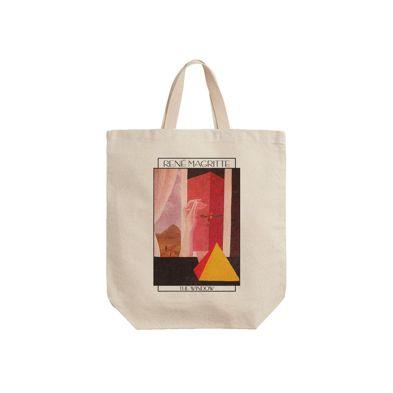 ساک خرید ترمه طراحان ایده مدل پنجره از ماگریت کد art0493 - S