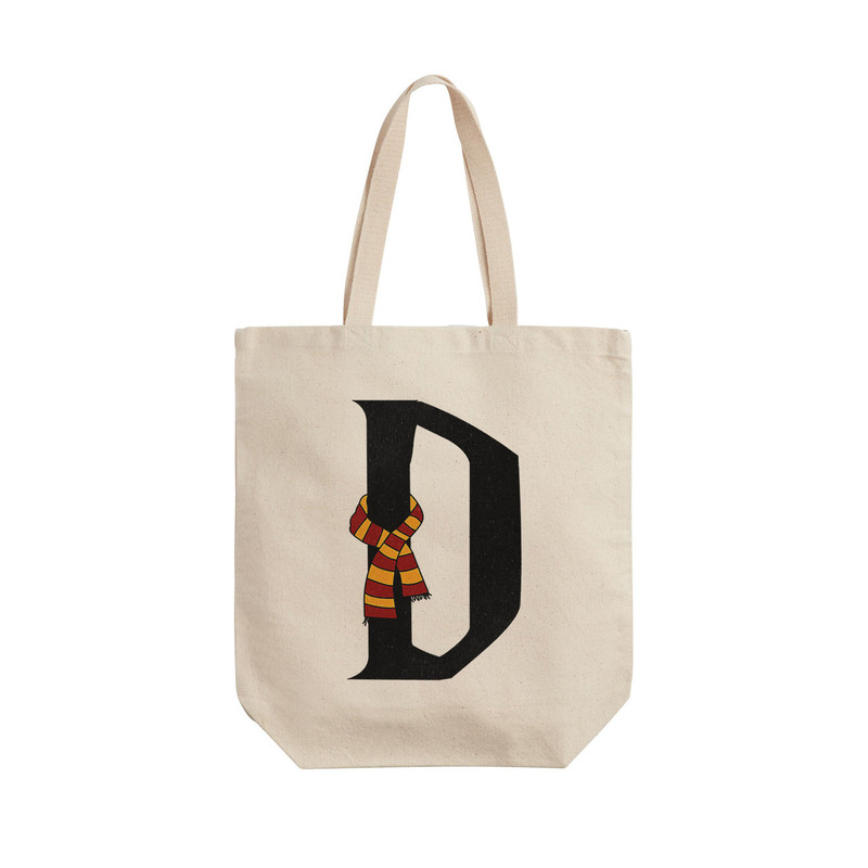 ساک خرید ترمه طراحان ایده مدل حرف D هری پاتر کد cfp3033 - L