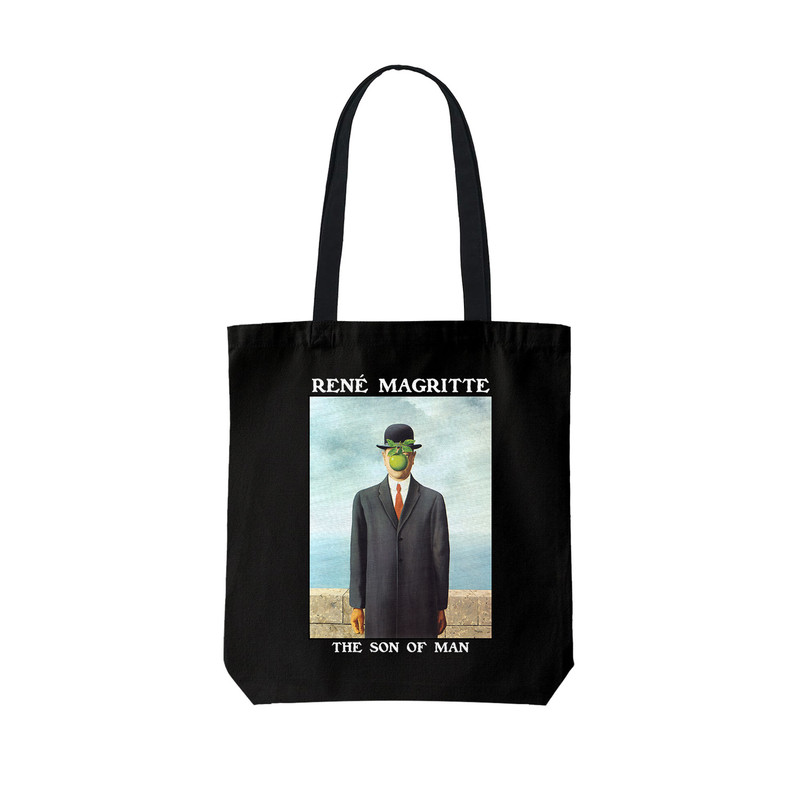 ساک خرید ترمه طراحان ایده مدل پسر انسان از ماگریت کد art0444 - L