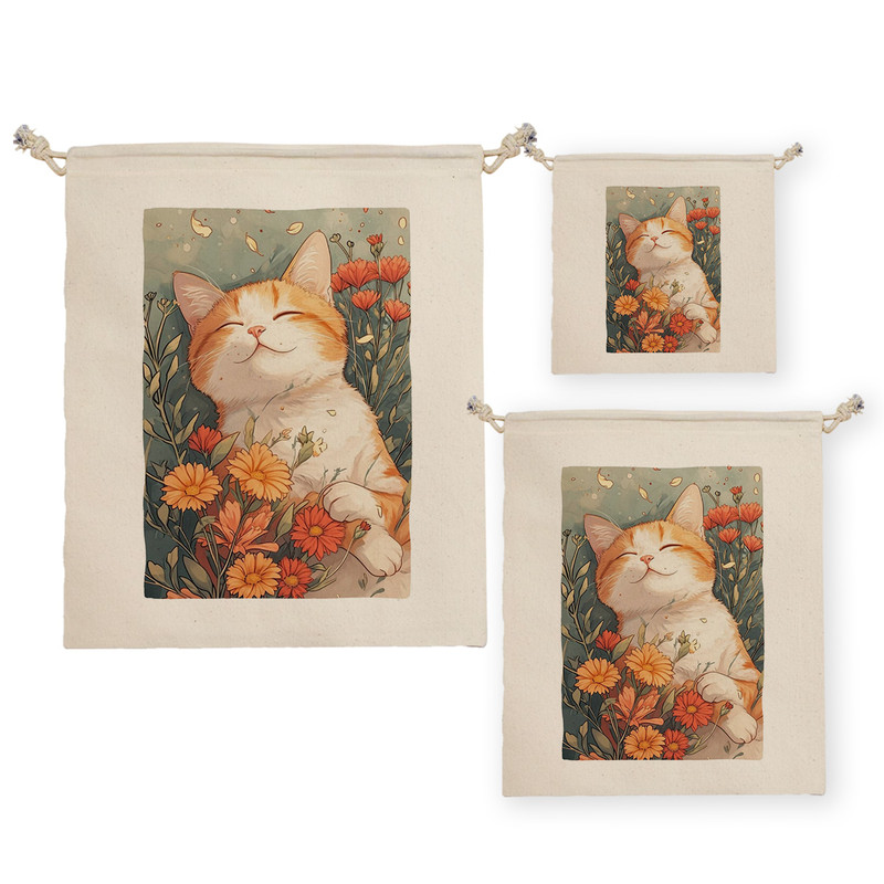 نظم دهنده ترمه طراحان ایده مدل گربه در گل کد strm1081 مجموعه سه عددی