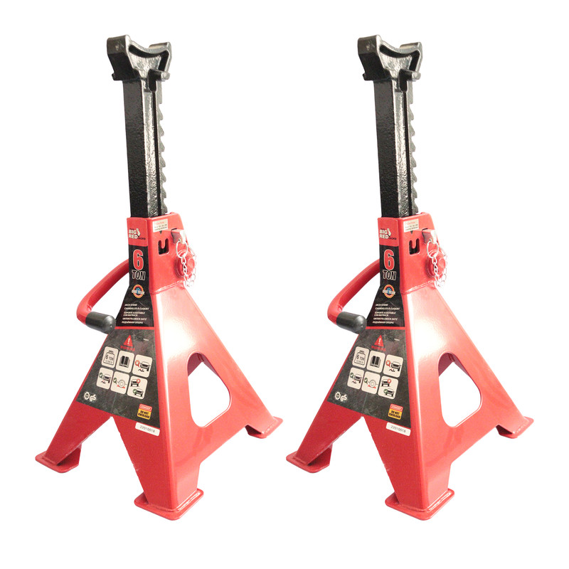 خرک خودرو بیگ رد مدل YP-T46001C ظرفیت 6 تن مجموعه 2 عددی 