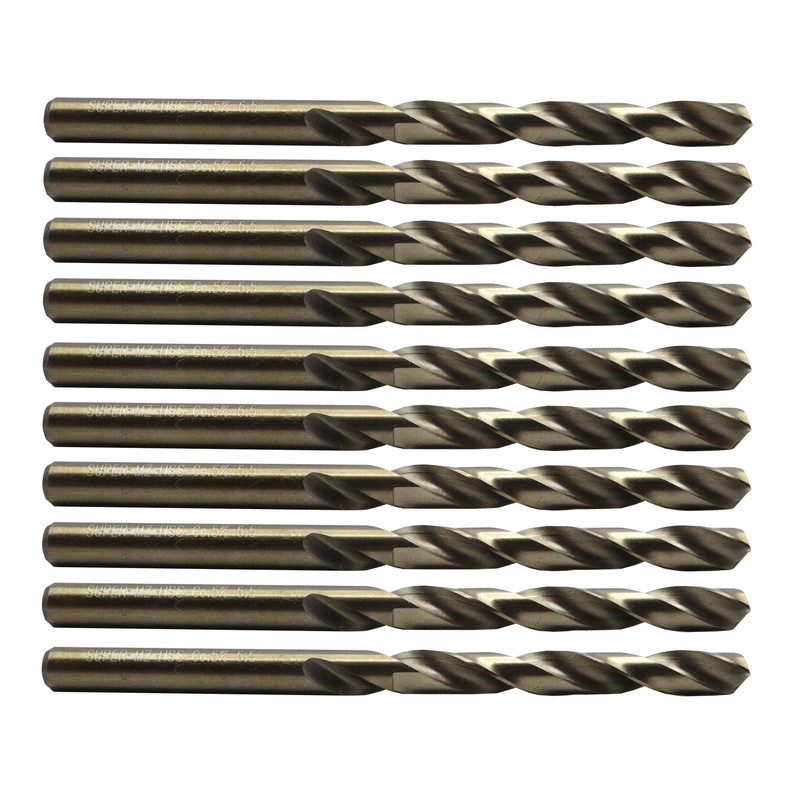 مته کبالت ام زد مدل YP-HSS-SIZE6.5. سایز6.5میلی متر مجموعه 10 عددی 