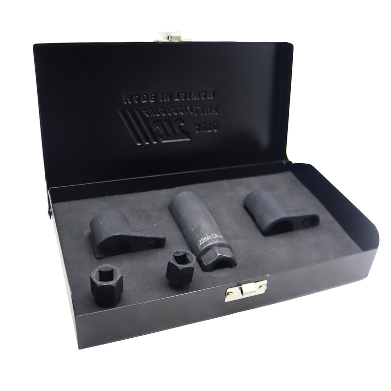 آچار بکس سنسور اکسیژن جی تی سی مدل YP-JTC-3/8-22MM مجموعه 5 عددی 