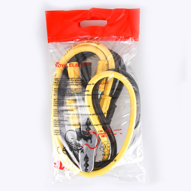 کابل اتصال باتری خودرو رویال مدل HPS مجموعه دو عددی