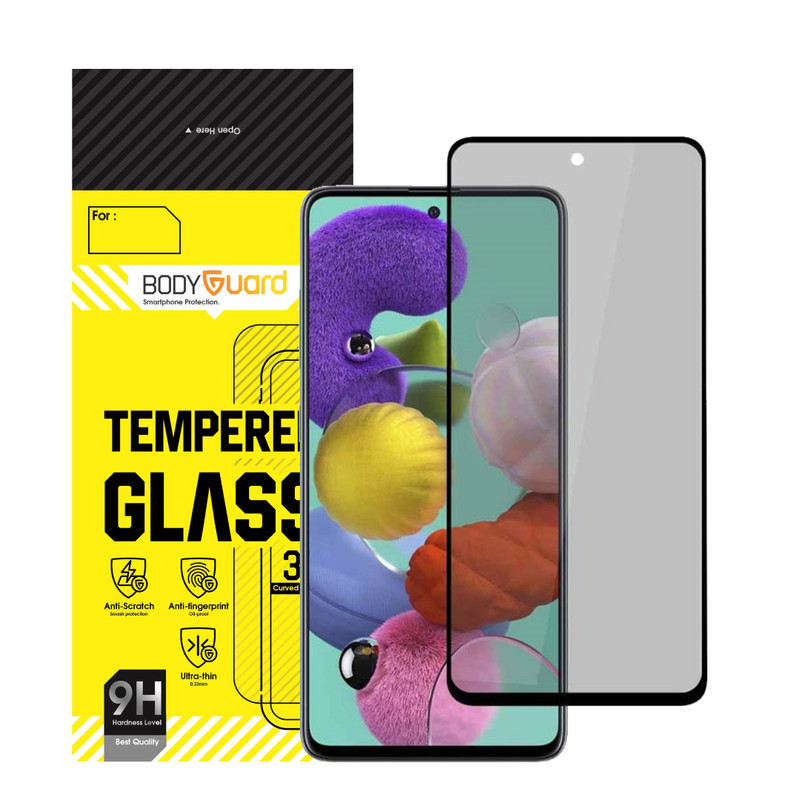 محافظ صفحه نمایش حریم شخصی بادیگارد مدل PS مناسب برای گوشی موبایل سامسونگ Galaxy A51 5G