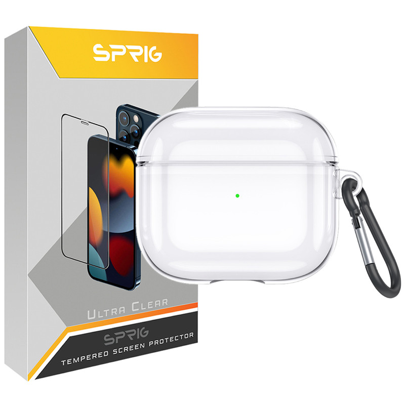 کاور اسپریگ مدل Clear-SP مناسب برای کیس اپل ایرپاد Airpod 3