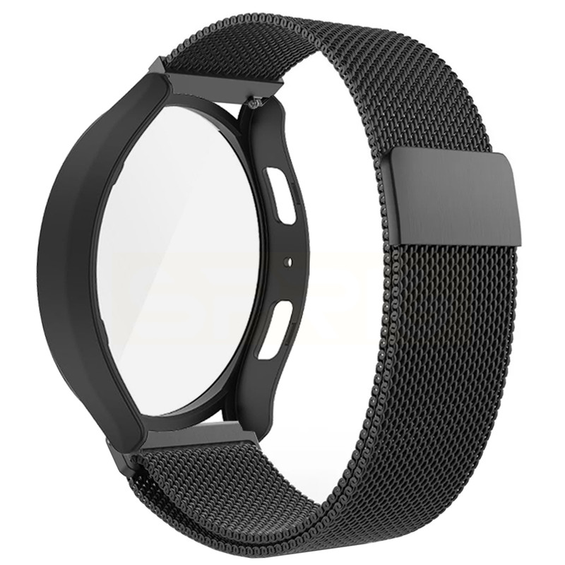بند اسپریگ مدل Milanese SP Guard مناسب برای ساعت هوشمند سامسونگ Galaxy Watch 6 40mm به همراه کاور