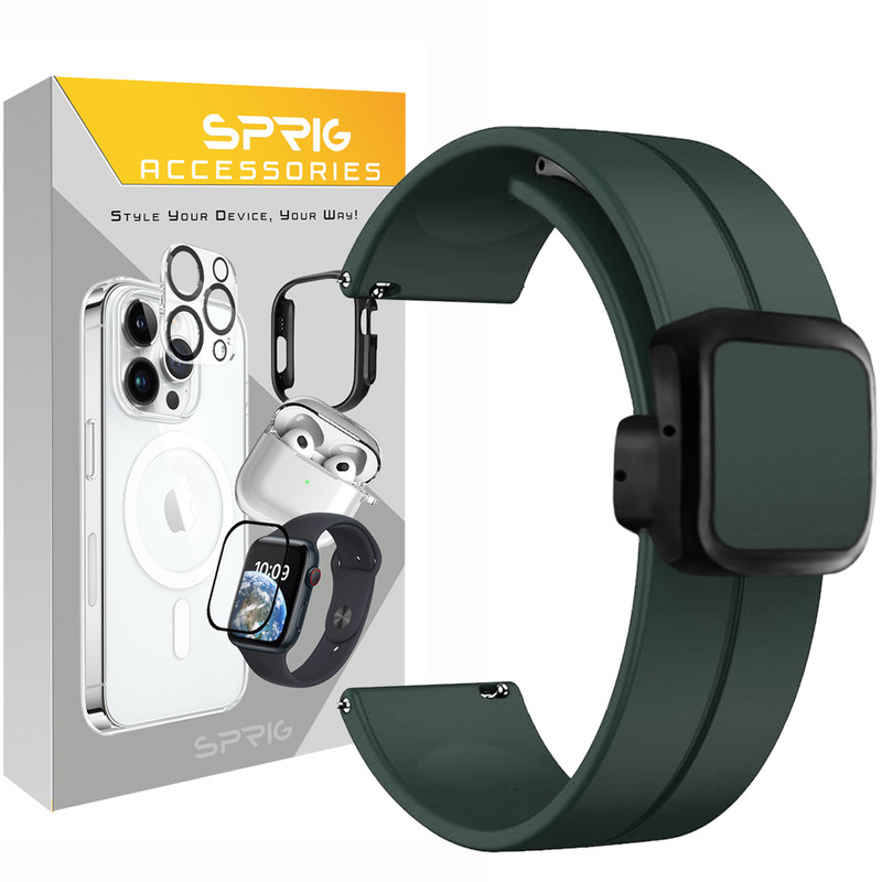 بند اسپریگ مدل SGK Magnetic Silicon TW مناسب برای ساعت هوشمند شیائومی S1 / S1 Active / S2 / Mi Watch XMWTCL02 / Mi Watch Color 2 / Mi Watch Color