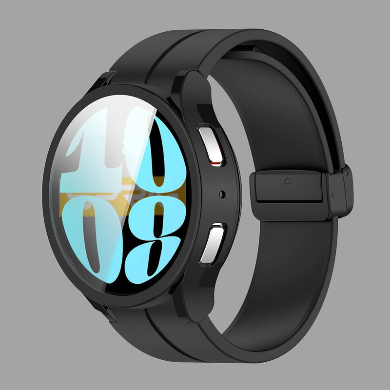 بند اسپریگ مدل Magnetic ORG Protection مناسب برای ساعت هوشمند سامسونگ Galaxy Watch 5 44mm به همراه کاور