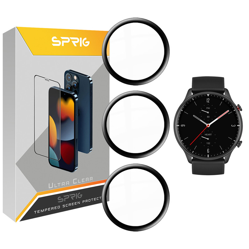محافظ صفحه نمایش نانو اسپریگ مدل SPG مناسب برای ساعت هوشمند امیزفیت GTR 4 بسته سه عددی