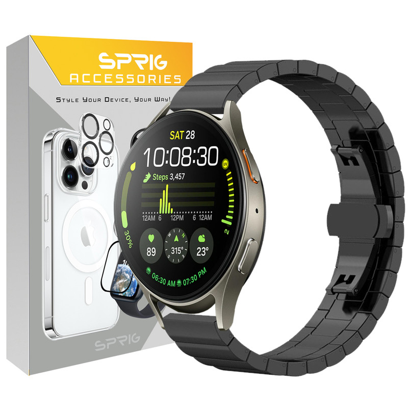 بند اسپریگ مدل Link Swatch مناسب برای ساعت هوشمند سامسونگ Galaxy Watch 7 40mm / Watch 7 44mm / Watch FE 40mm