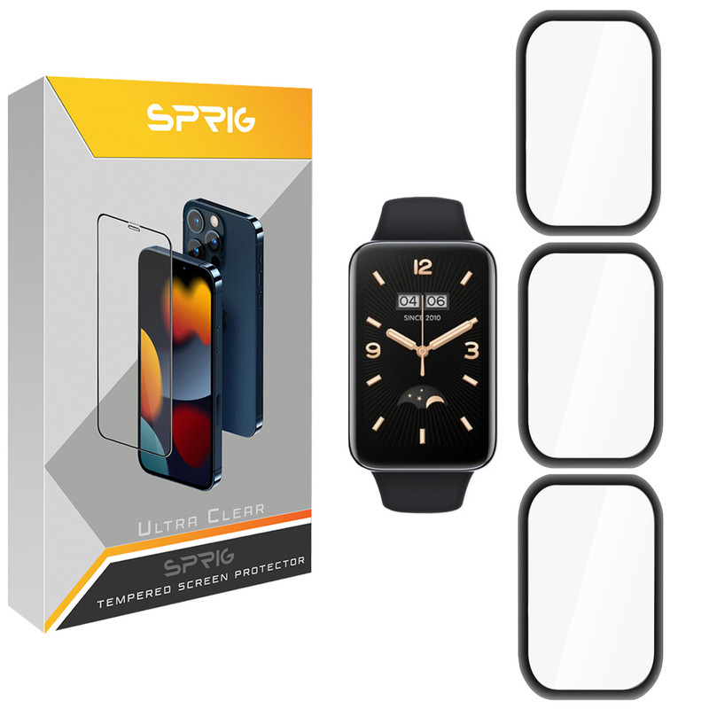 محافظ صفحه نمایش نانو اسپریگ مدل SPG مناسب برای ساعت هوشمند شیائومی Mi Band 7 Pro بسته سه عددی