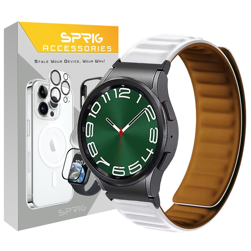 بند اسپریگ مدل Magnetic Loop ORG مناسب برای ساعت هوشمند سامسونگ Galaxy Watch 6 44mm