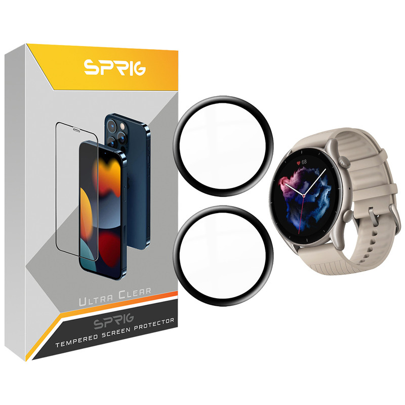 محافظ صفحه نمایش نانو اسپریگ مدل SPG مناسب برای ساعت هوشمند امیزفیت GTR 4 بسته دو عددی