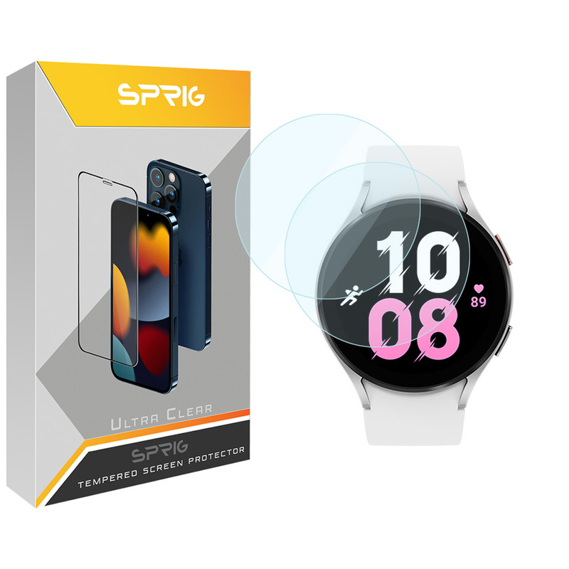  محافظ صفحه نمایش شیشه ای اسپریگ مدل SPG مناسب برای ساعت هوشمند سامسونگ Galaxy watch 5 Pro 45mm بسته دو عددی