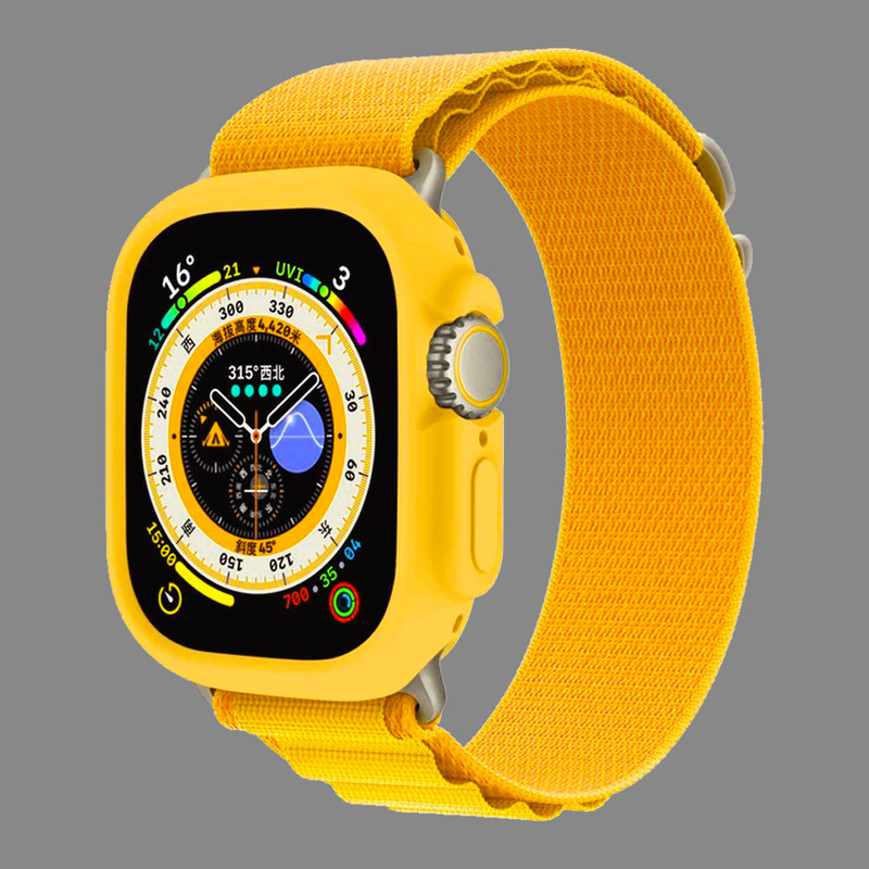 بند اسپریگ مدل Alpine Protective مناسب برای اپل واچ Ultra / Ultra 2 49mm به همراه کاور