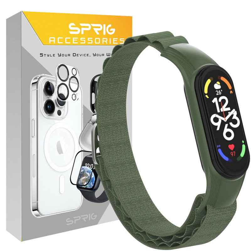 بند اسپریگ مدل Loop Alpine NC مناسب برای ساعت هوشمند شیائومی Mi band 3/4/5/6/7