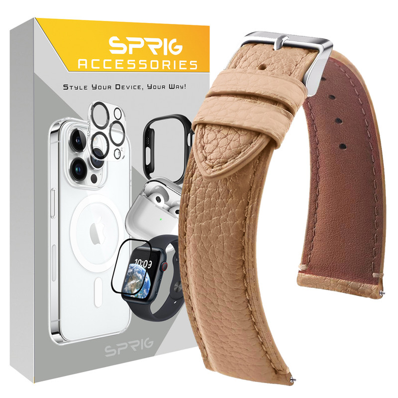 بند اسپریگ مدل Leather GIN TW مناسب برای ساعت هوشمند سامسونگ 22 میلی متری Galaxy Watch Gear S2 Classic / Gear S3 / Gear Sport