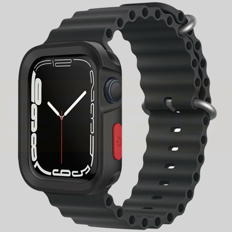 بند اسپریگ مدل Ocean Smp Amizze مناسب برای اپل واچ Ultra / Ultra 2 49mm به همراه کاور