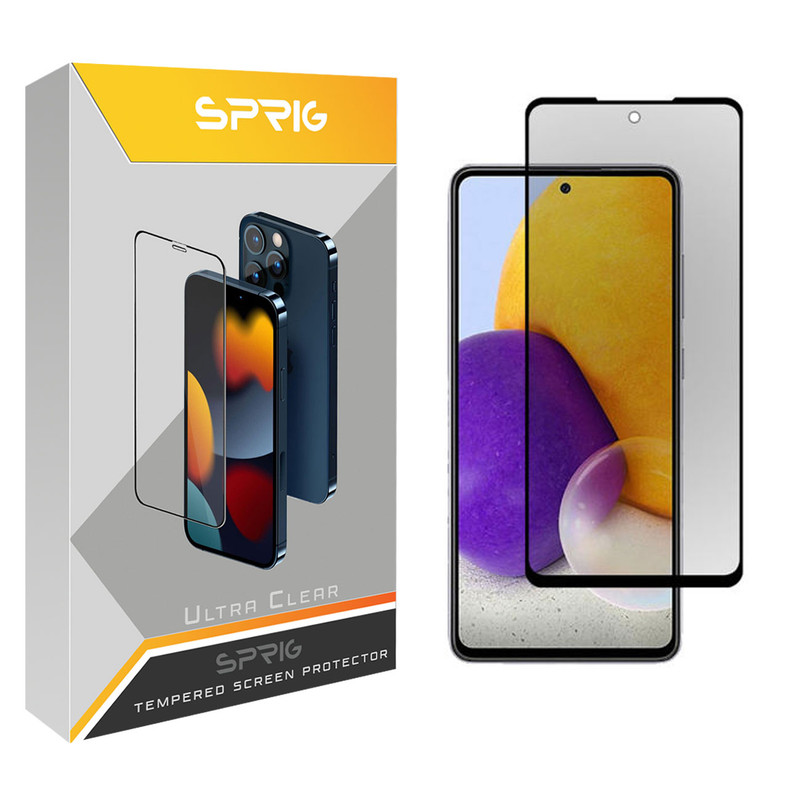 محافظ صفحه نمایش حریم شخصی اسپریگ مدل PRVSP مناسب برای گوشی موبایل سامسونگ Galaxy A52 5G