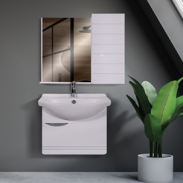ست کابینت و روشویی مدل 8012 به همراه آینه باکس