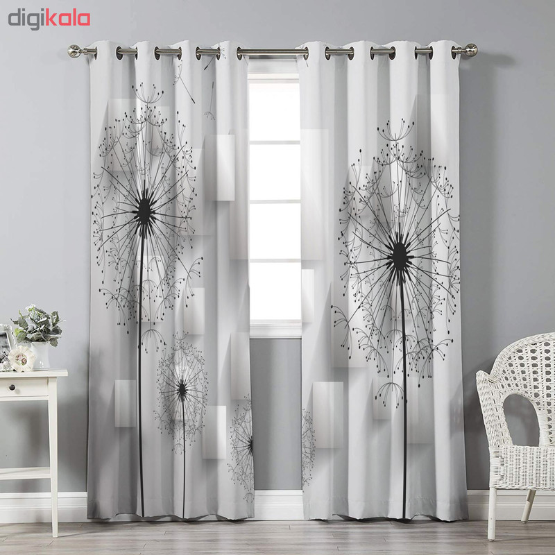 پرده نیروانا مدل pm889 سایز 280 × 140 سانتی متر