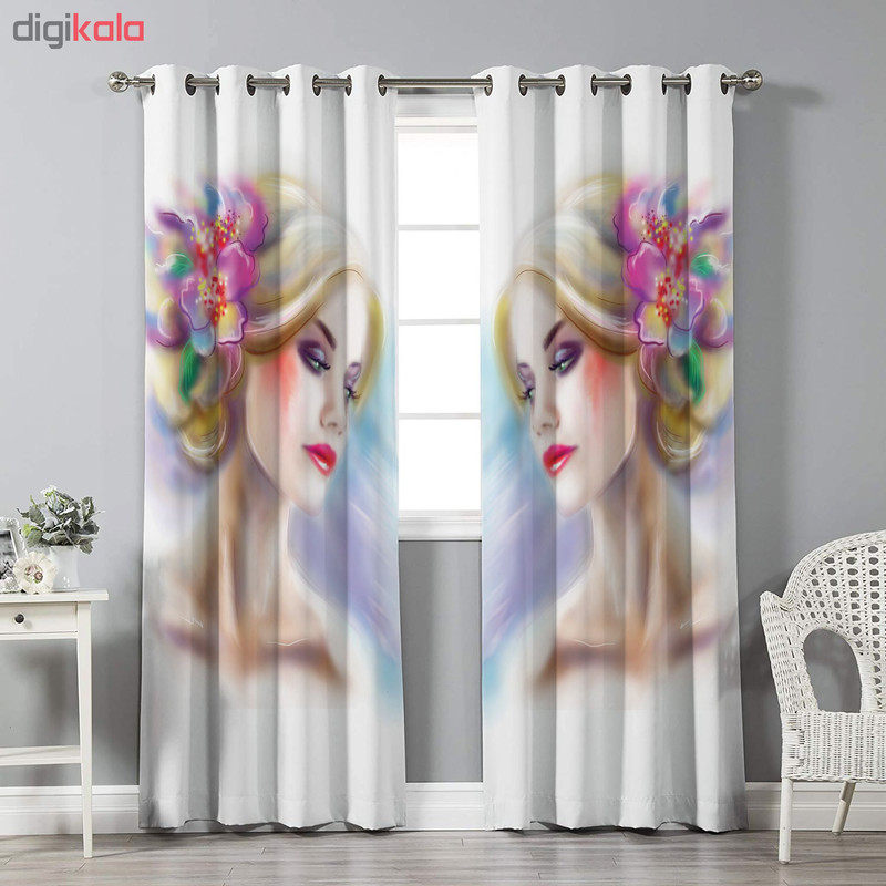 پرده نیروانا مدل pl1279 سایز 280 × 140 سانتی متر