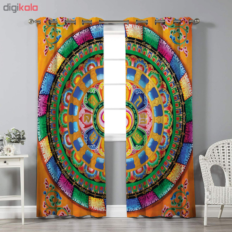 پرده نیروانا مدل pl1277 سایز 280 × 140 سانتی متر