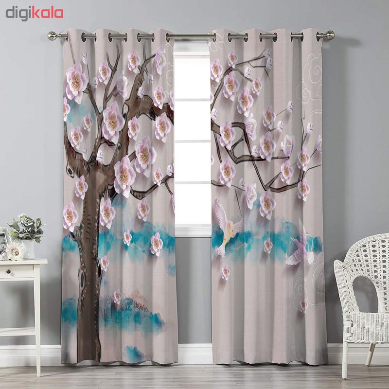 پرده نیروانا مدل pl1824 سایز 280 × 140 سانتی متر