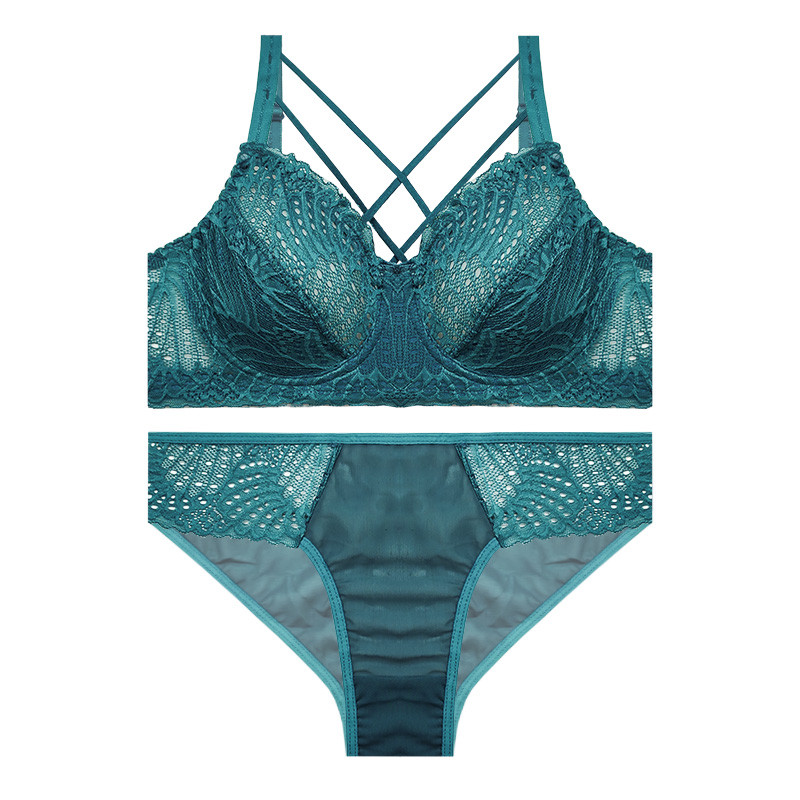 ست شورت و سوتین زنانه آنی لوکس مدل گیپور هارنس دوبل کد 19576st