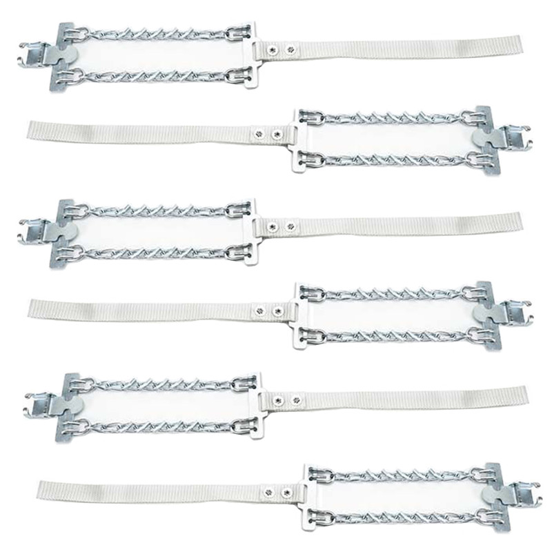  زنجیر چرخ خودرو مدل تسمه ای مناسب برای تارا بسته 6 عددی 