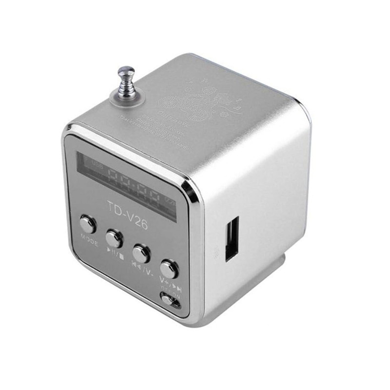 رادیو اسپیکر FM مدل TD-V26 دارای پورت USB