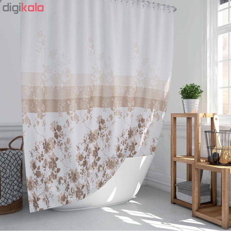 پرده حمام دلفین کد TOR-4131 سایز 200×180 سانتی متر 