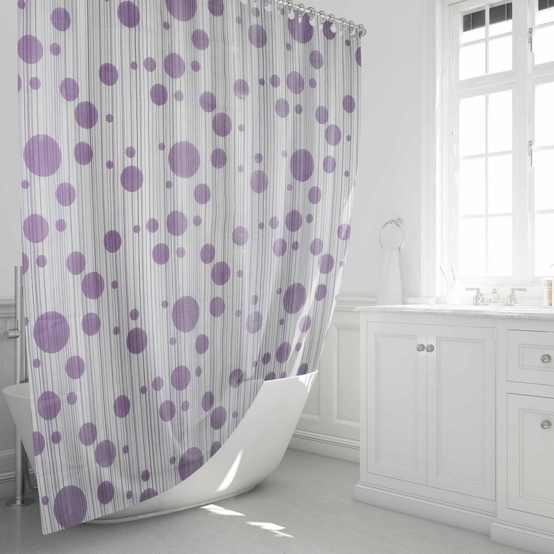 پرده حمام پیسو مدل BZ-24 سایز 180×200 سانتی متر