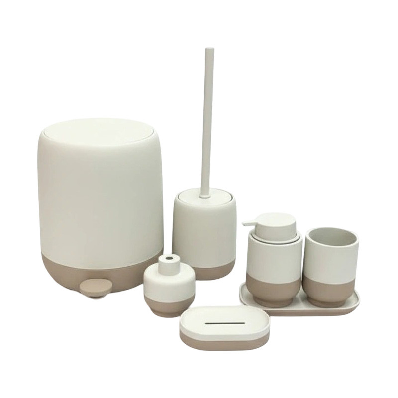 ست سرویس بهداشتی 7 تکه دلفین مدل NL-755-nescafe