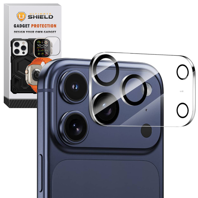 محافظ لنز دوربین آلتیمیت شیلد مدل Glass 3D UL مناسب برای گوشی موبایل اپل iPhone 17 Pro