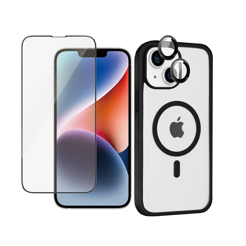 کاور آلتیمیت شیلد مدل Magsafe BRD RngFl مناسب برای گوشی موبایل اپل iPhone 13 به همراه محافظ لنز دوربین و محافظ صفحه نمایش