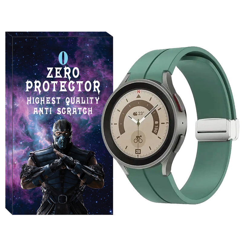 بند زیرو مدل Magnetic-ORG-ZR مناسب برای ساعت هوشمند سامسونگ Galaxy Watch 6 40mm / 6 44mm / Classic 43mm / Classic 47mm