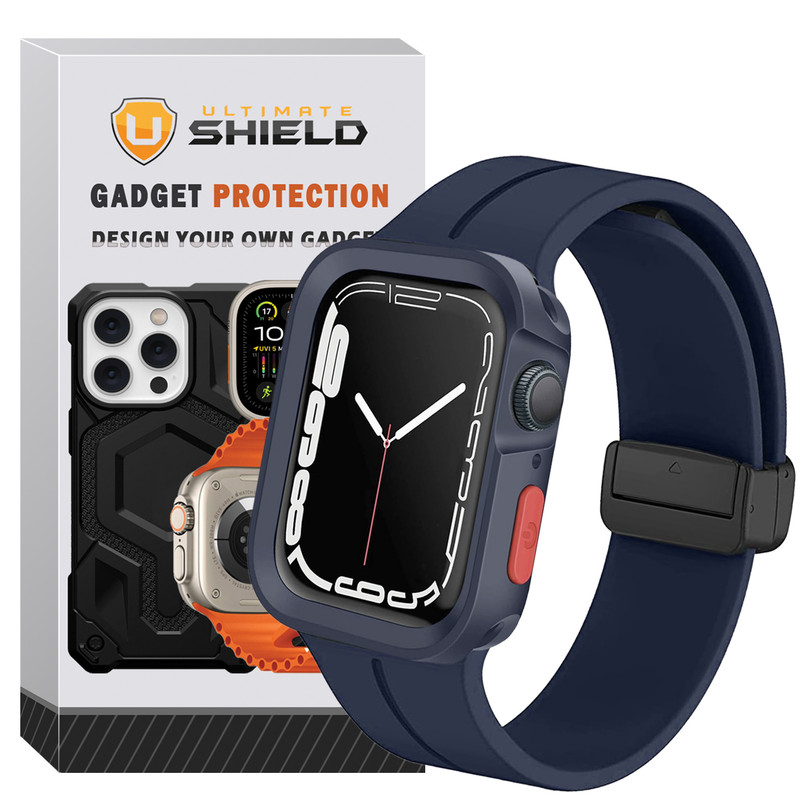 بند آلتیمیت شیلد مدل SIC Mag Defender مناسب برای اپل واچ Series Se 41mm به همراه کاور