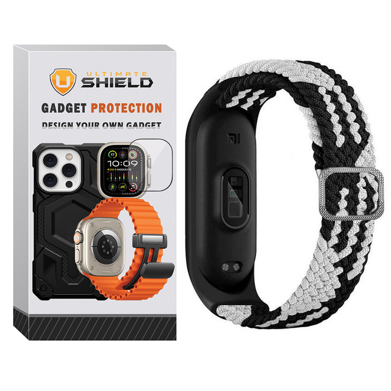 بند آلتیمیت شیلد مدل Mixed Braided UL مناسب برای ساعت هوشمند شیائومی Mi band 4/5/6