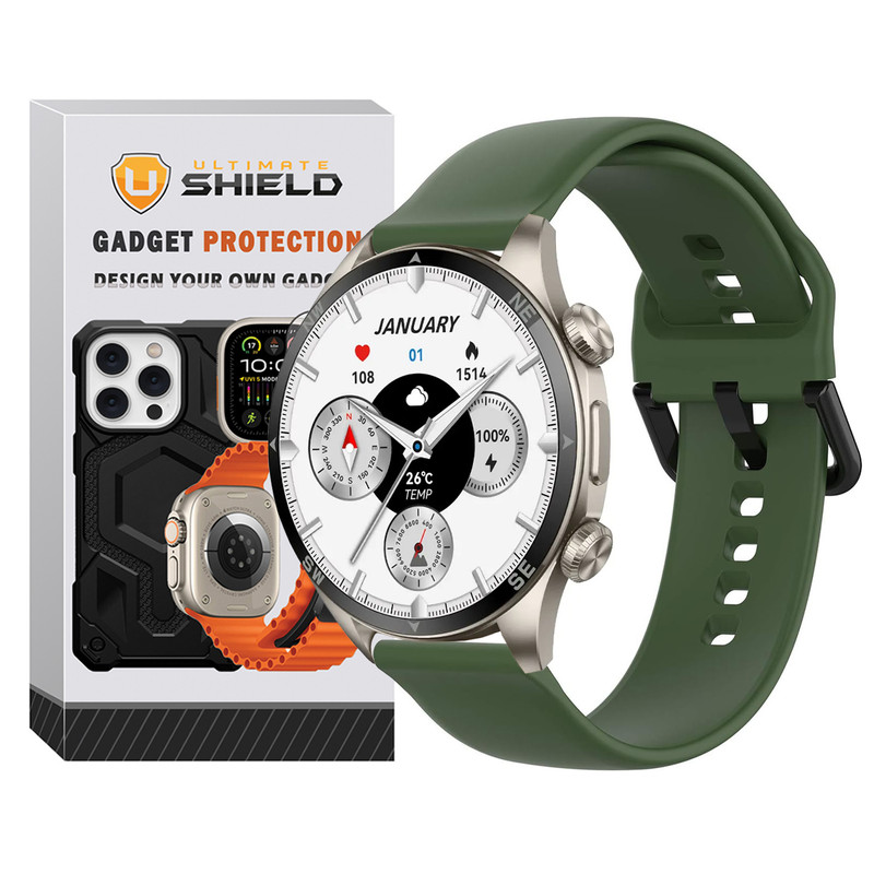 بند آلتیمیت شیلد مدل SIC SGK TW مناسب برای ساعت هوشمند گلوریمی GX Sport 22mm