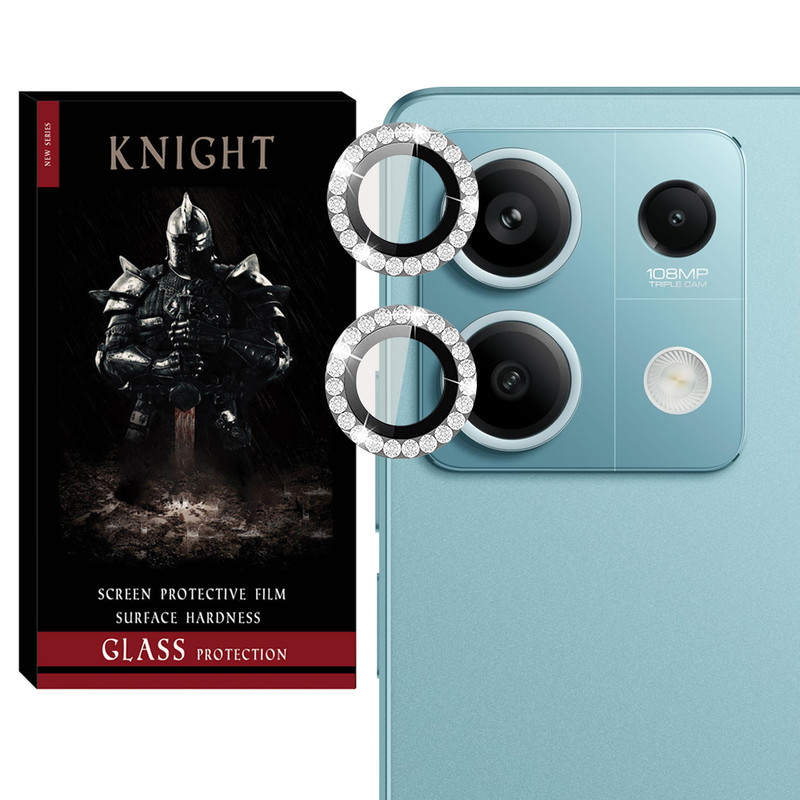 محافظ لنز دوربین نایت مدل RNG Diamond KT مناسب برای گوشی موبایل شیائومی Redmi Note 13 5G