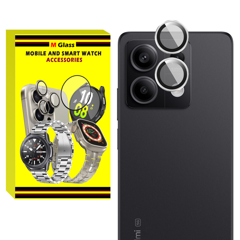 محافظ لنز دوربین فلزی ام‌گلس مدل RNG MTL MG مناسب برای گوشی موبایل شیائومی Redmi Note 13 5G