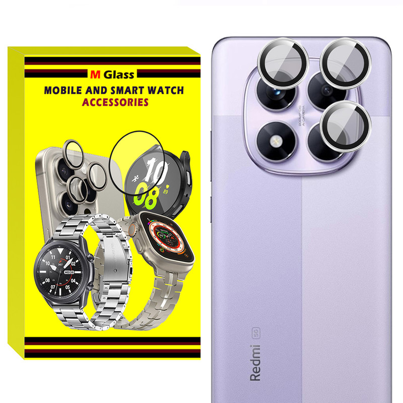 محافظ لنز دوربین فلزی ام‌گلس مدل RNG MTL MG مناسب برای گوشی موبایل شیائومی Redmi Note 14 Pro 5G