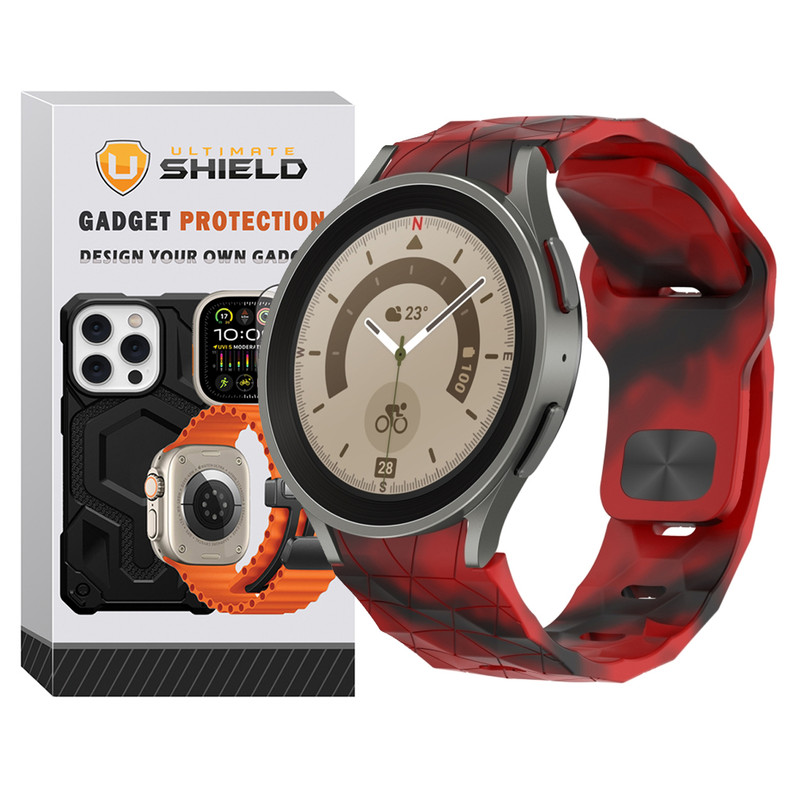 بند آلتیمیت شیلد مدل Ball Band Arc Mix مناسب برای ساعت هوشمند سامسونگ Galaxy Watch 5 40mm / Watch 5 44mm / Watch 5 Pro 45mm