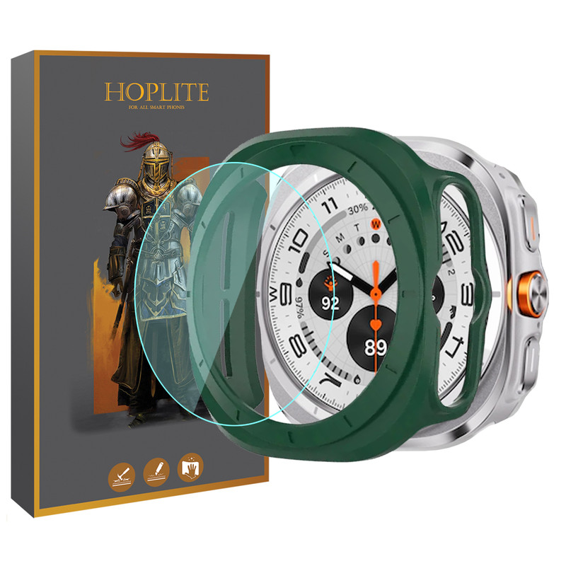 کاور هاپلایت مدل PC Bumper HL مناسب برای ساعت هوشمند سامسونگ Galaxy Watch 7 Ultra 47mm به همراه محافظ صفحه نمایش
