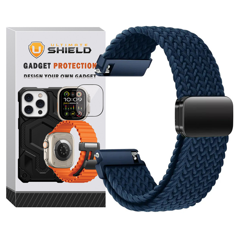 بند آلتیمیت شیلد مدل Braided Magsolo TW مناسب برای ساعت هوشمند تی سی اچ HD2 3D Hero 2 22mm