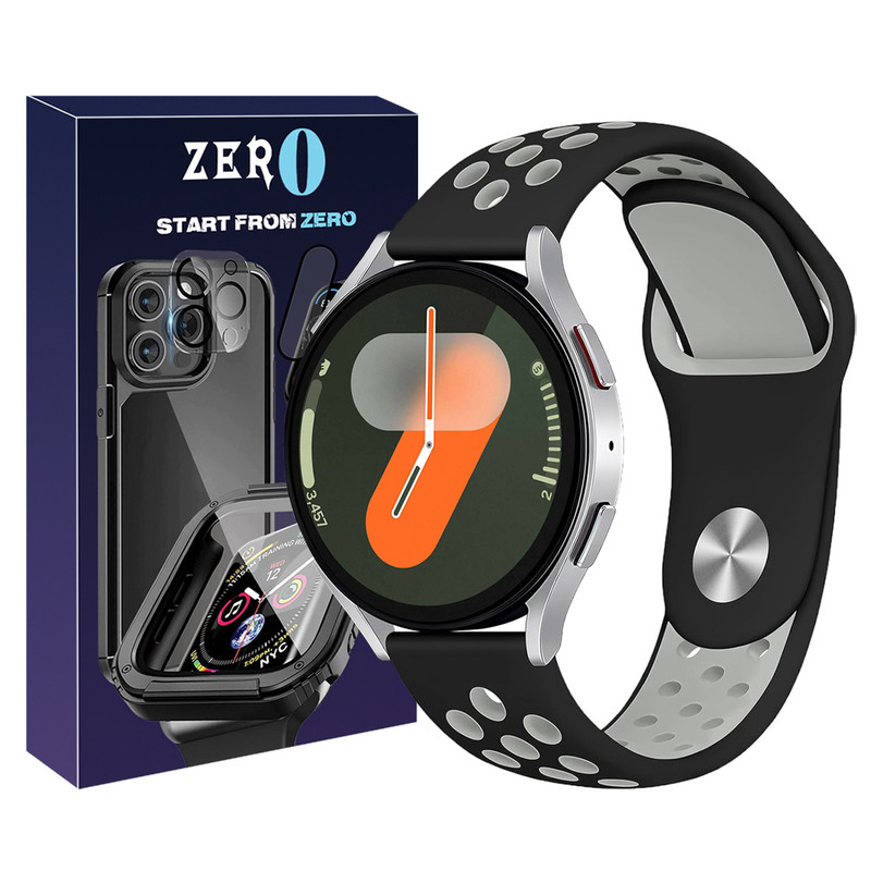 بند زیرو مدل NK_SIC ZR مناسب برای ساعت هوشمند سامسونگ Galaxy Watch 4/5/6/7/Fe سایز 40/43/44/46/47 میلی متری